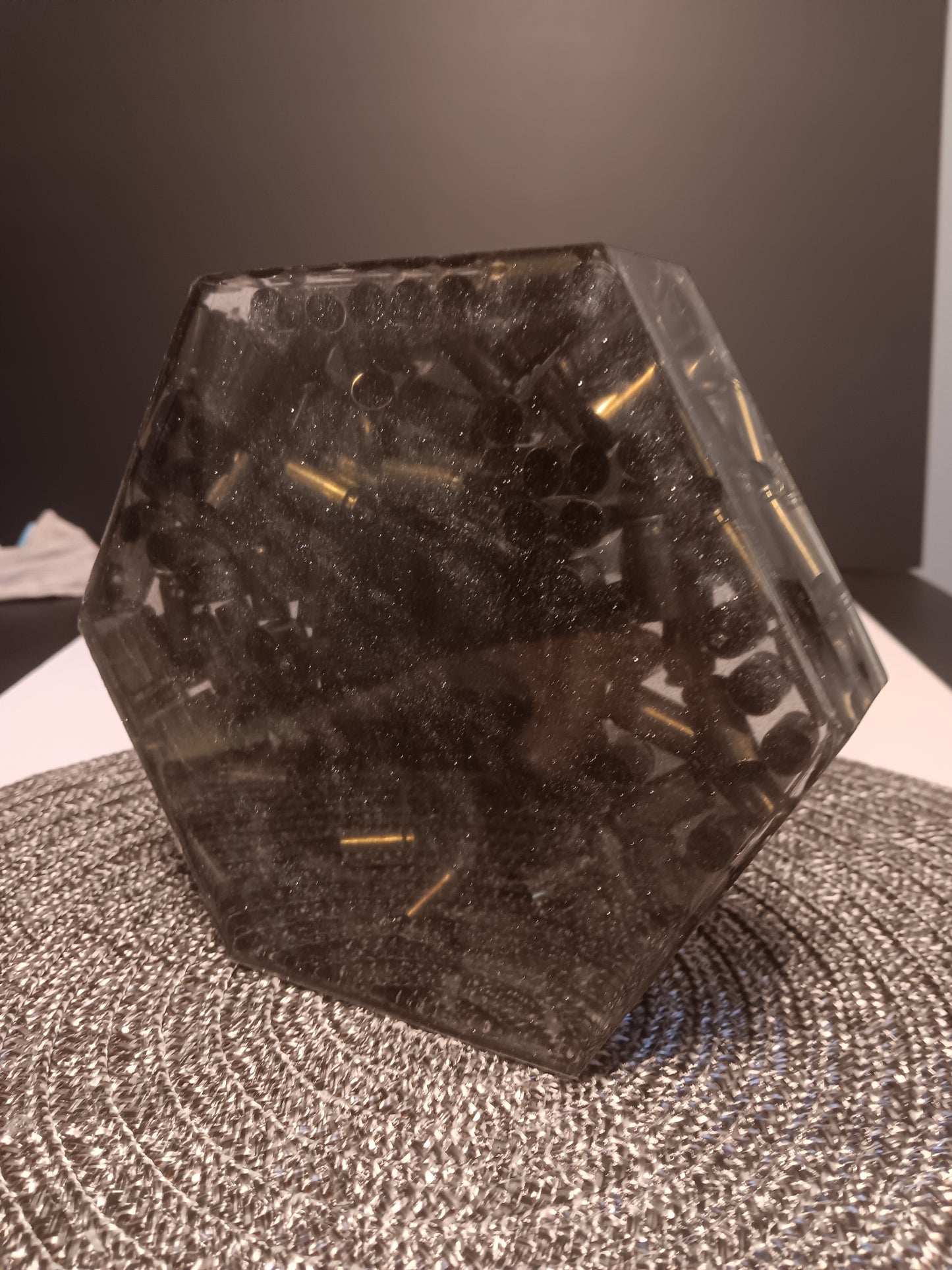 9mm SHELL CASING MANTEL CLOCK