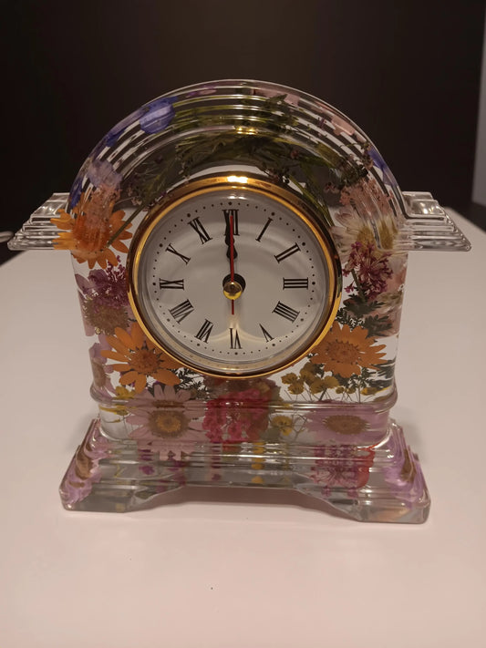 Floral Mantel Clock