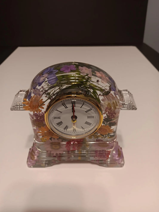 Floral Mantel Clock