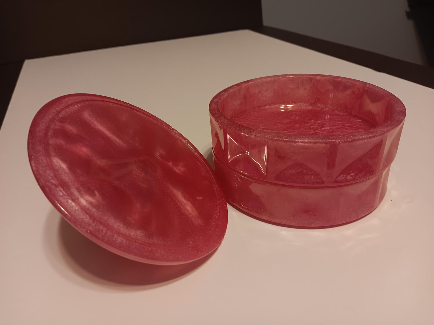 Pink Mica Stackable Bowls