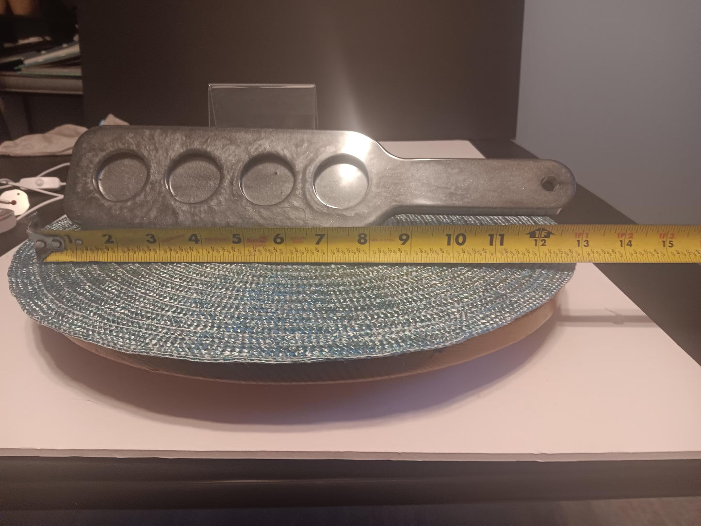 Silver Mica Shot Glass Serving Try